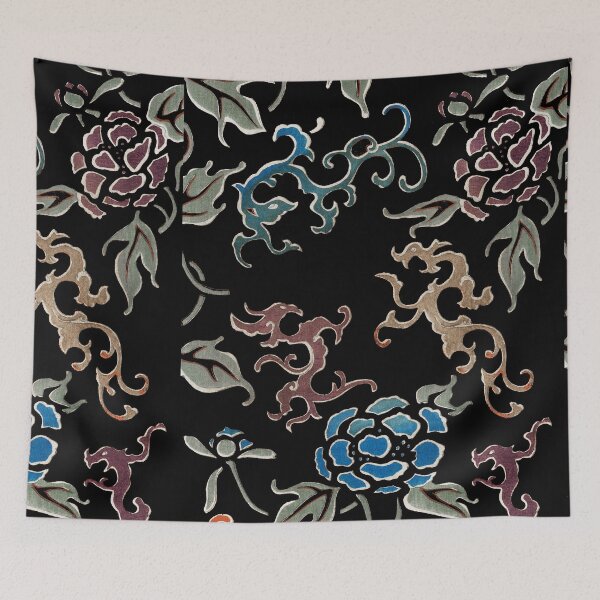 Item preview, Japanese floral pattern elegant from the original edition of "Shin Bijutsukai." designed and sold by paulo silveira.