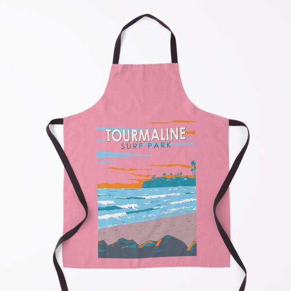 Item preview, Tourmaline Surfing Park California Travel Art Vintage designed and sold by KrisSidDesigns.