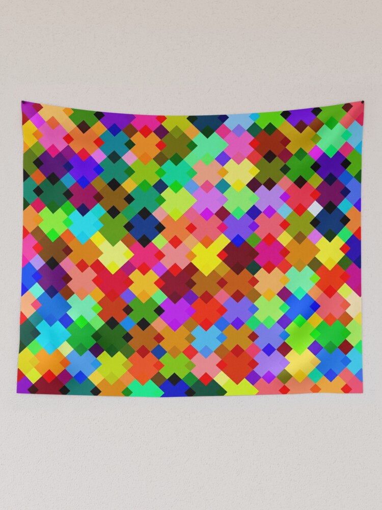 Bright discount colored tapestry