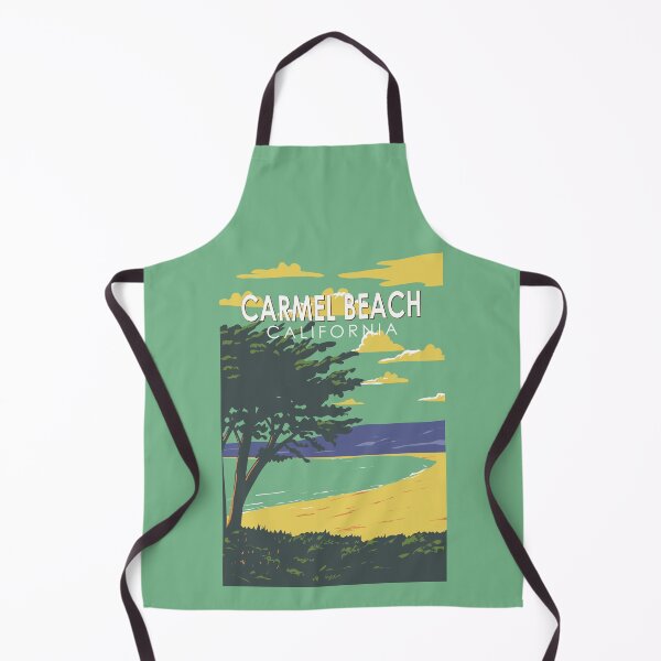 Artikelvorschau, Carmel Beach Kalifornien Reisekunst Vintage entworfen und verkauft von KrisSidDesigns.