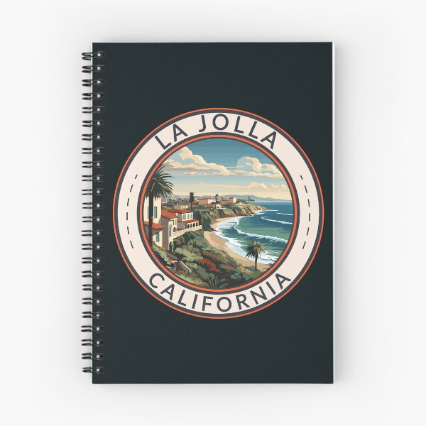 Item preview, La Jolla California Travel Art Badge designed and sold by KrisSidDesigns.