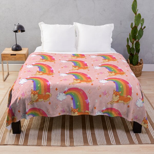 At the End of the Rainbow Throw Blanket