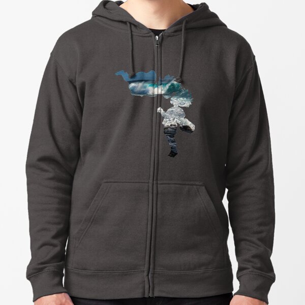 Ponyo Cutout Zipped Hoodie