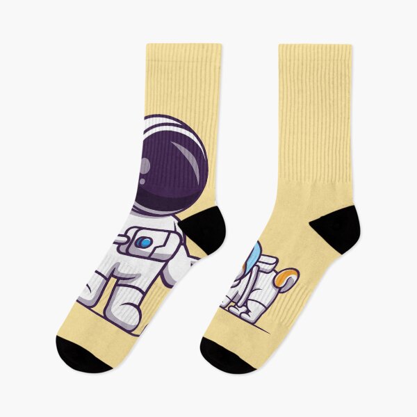 Item preview, Cosmic Caring: Cute Astronaut Giving Food to Pet Dog Cartoon Vector Icon Illustration designed and sold by hjian8219.
