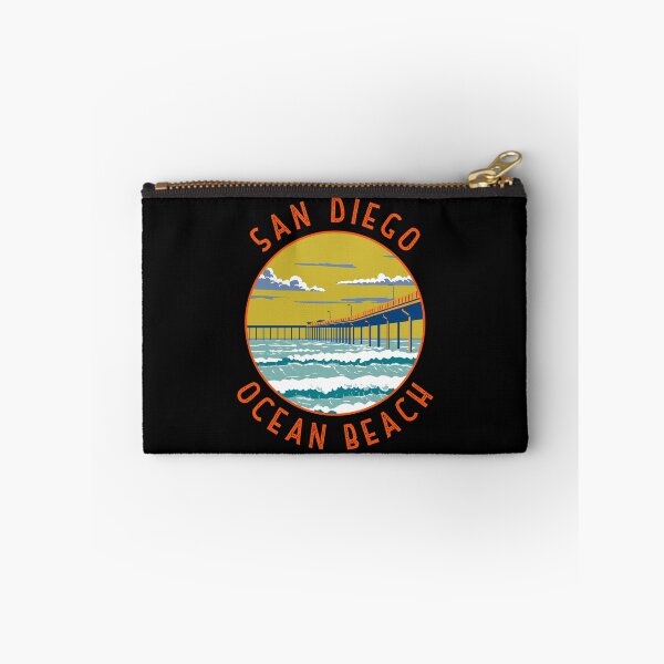Item preview, Ocean Beach San Diego Retro Distressed Circle designed and sold by KrisSidDesigns.