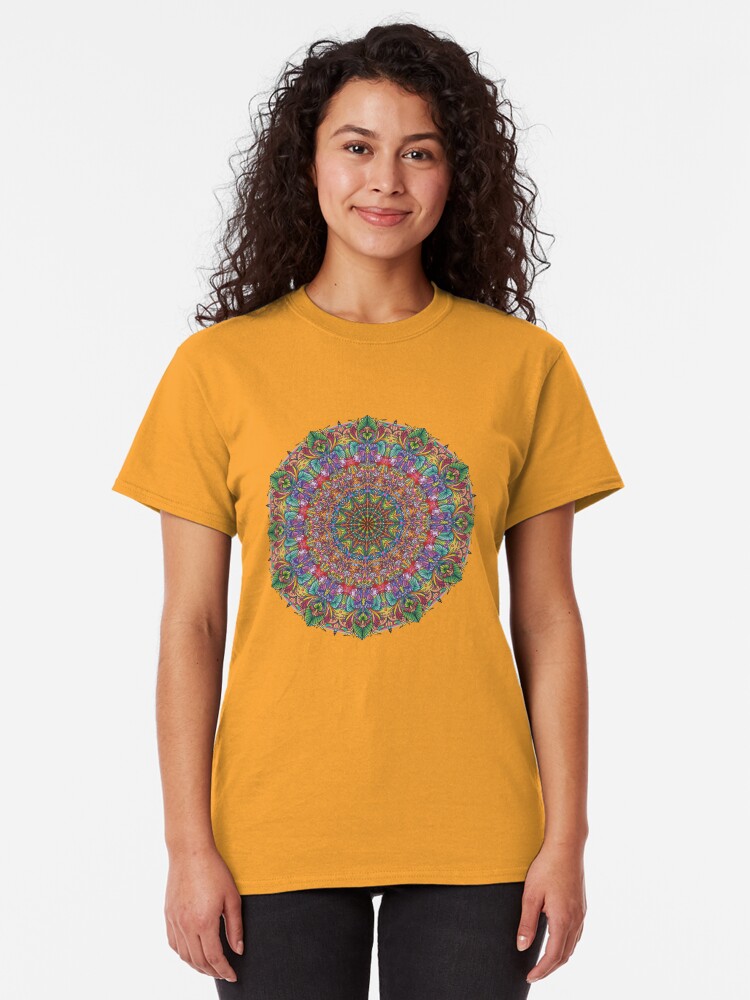 Alternate view of Tropical Mandala Classic T-Shirt