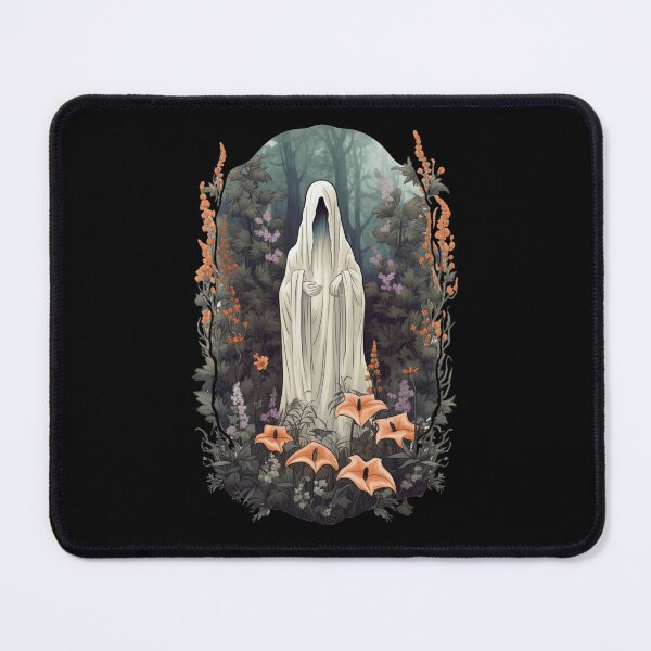 Item preview, Evil Ghost In The Forest Floral Ghost  designed and sold by ArtFromBeyond.