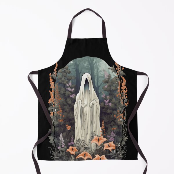 Item preview, Evil Ghost In The Forest Floral Ghost  designed and sold by ArtFromBeyond.