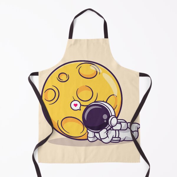 Item preview, Lunar Lullaby: Cute Astronaut Lying Down with Moon Cartoon Vector Icon Illustration designed and sold by hjian8219.