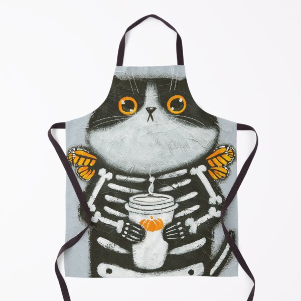 Item preview, Skellie Coffee Cat designed and sold by KilkennyCat Art.