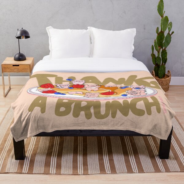 Aperçu de l'œuvre Les cochons Giddy remercient un brunch créée et vendue par Giddy Piggies.