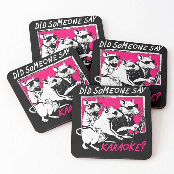 Item preview, Did Someone Say Karaoke - Retro Rats designed and sold by Hugo Bloke.