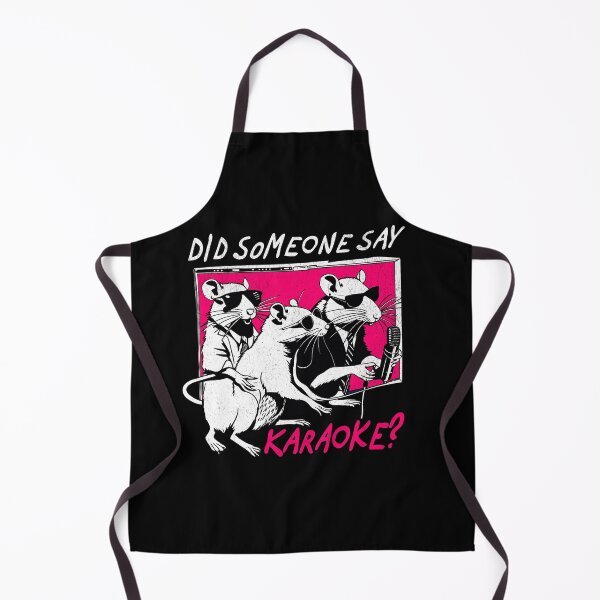 Item preview, Did Someone Say Karaoke - Retro Rats designed and sold by Hugo Bloke.