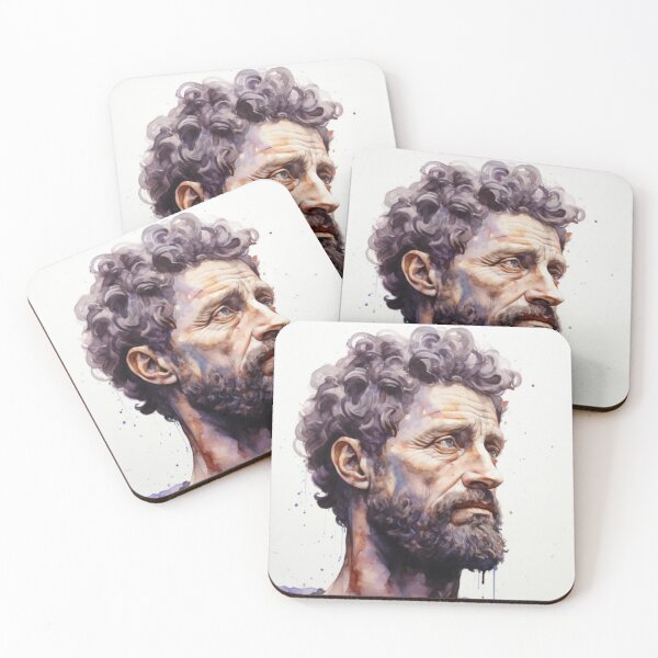 Item preview, Marcus Aurelius - Watercolor Wisdom designed and sold by StoicWisdom.