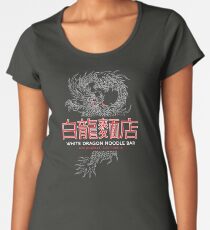 White Dragon Noodle Bar - ½ White Cut Cantonese Variant Women's Premium T-Shirt