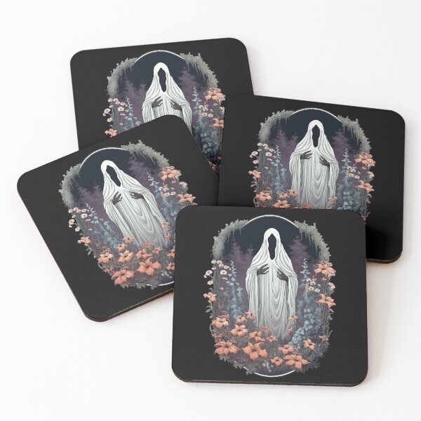 Item preview, Evil Ghost In The Forest Floral Ghost Gothic  designed and sold by ArtFromBeyond.