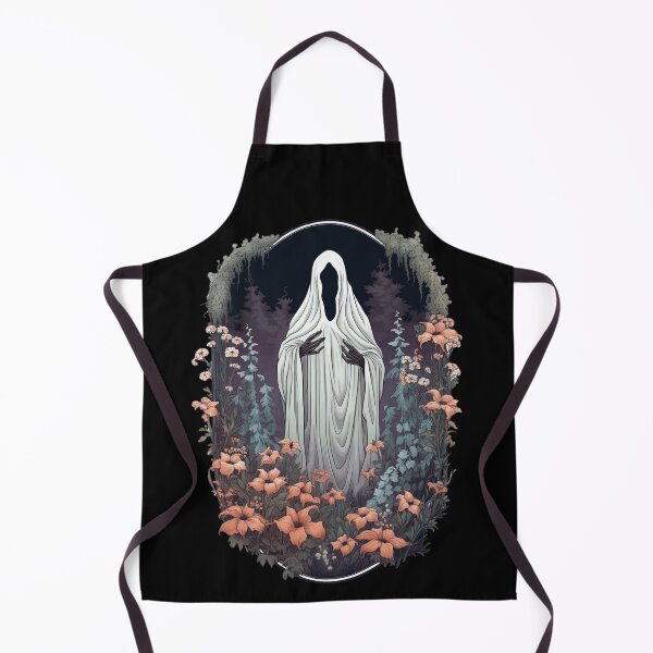 Item preview, Evil Ghost In The Forest Floral Ghost Gothic  designed and sold by ArtFromBeyond.