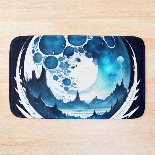 Item preview, Euphoric blue Moon  designed and sold by Printsalotl.