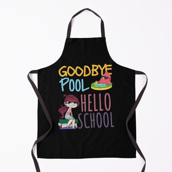 Item preview, Goodbye Pool Hello School, Funny Trendy Back To School designed and sold by Thevulcano.