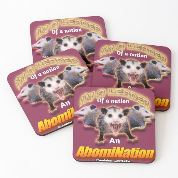 Item preview, Im a Leader of a Nation. An AbomiNation designed and sold by WeirdosWardrobe.