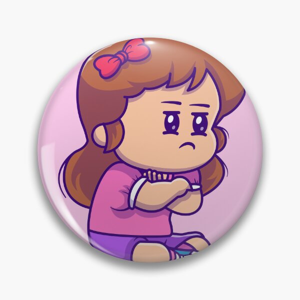 Item preview, Expressive Emotions: Cute Angry Girl Cartoon Vector Icon Illustration designed and sold by hjian8219.