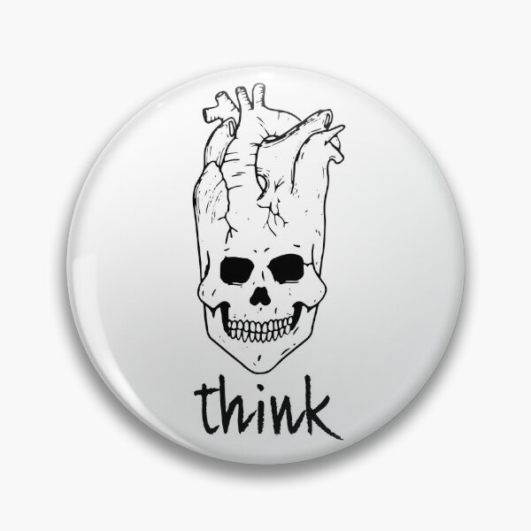 Item preview, Think Skull Heart designed and sold by kougan.