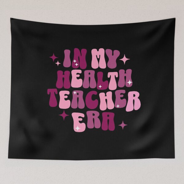 Item preview, Health Teacher | In My Health Teacher Era | Cute Teacher | Retro | Groovy Pink designed and sold by ShoniwDesigns.