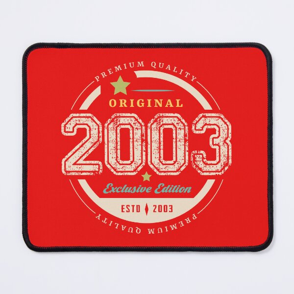 Item preview, 2003 birth year celebration designed and sold by DAMOTAmagazine.