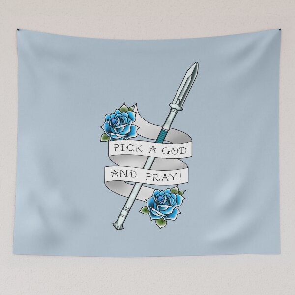 Item preview, Pick a God and Pray Fire Emblem Crit Quote designed and sold by Retoro.