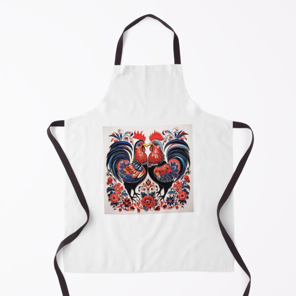 Item preview, Dala style roosters pop art designed and sold by Kristylynn757.