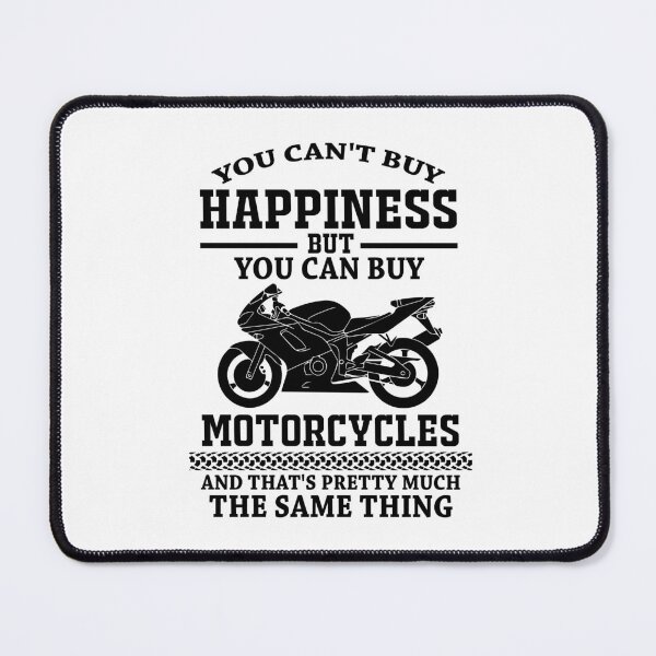 Item preview, HAPPINESS IS BUYING A MOTORCYCLE designed and sold by EBREH.
