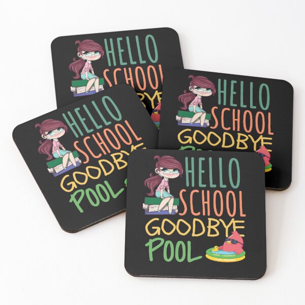 Item preview, Hello School Bye bye Pool Party, Trendy Back To School designed and sold by Thevulcano.