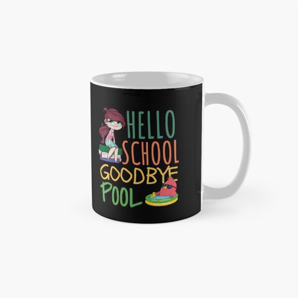 Item preview, Hello School Bye bye Pool Party, Trendy Back To School designed and sold by Thevulcano.