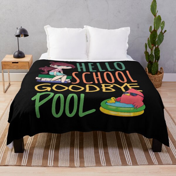 Item preview, Hello School Bye bye Pool Party, Trendy Back To School designed and sold by Thevulcano.
