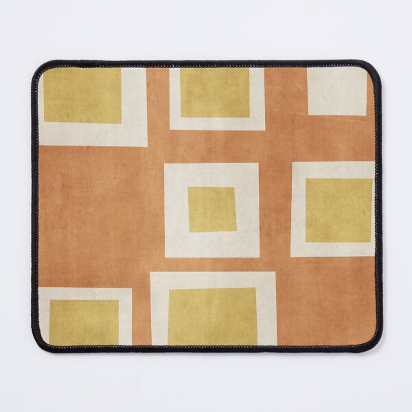 Item preview, Abstract Wobbly Squares Yellow Orange designed and sold by FAROSSTUDIO.