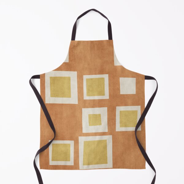 Item preview, Abstract Wobbly Squares Yellow Orange designed and sold by FAROSSTUDIO.