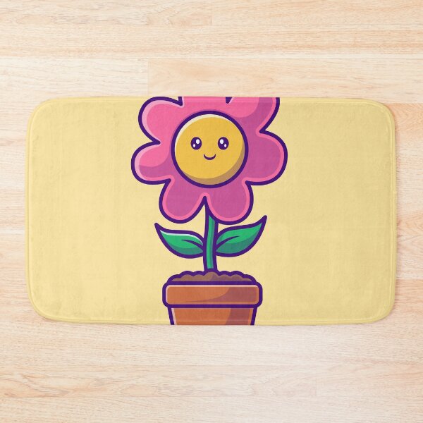 Item preview, Blooming Charm: Cute Flower Pot Cartoon Vector Icon Illustration designed and sold by hjian8219.