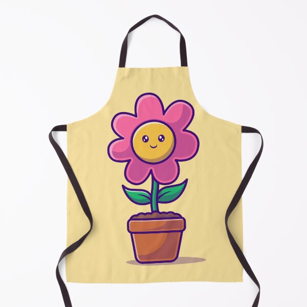 Item preview, Blooming Charm: Cute Flower Pot Cartoon Vector Icon Illustration designed and sold by hjian8219.
