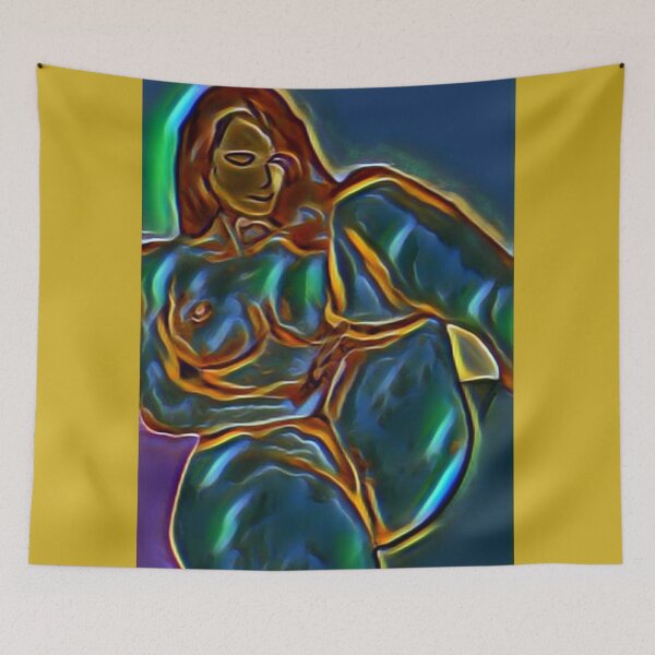 Item preview, Erotic art, digital painting of female nude model designed and sold by pulchritude560.