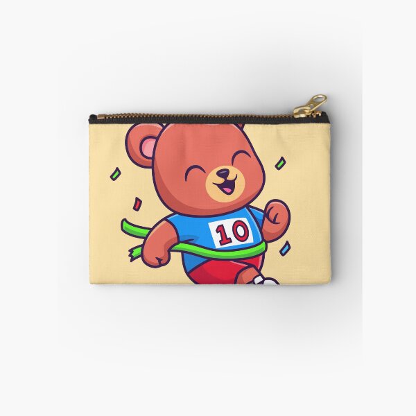Item preview, Bearing the Marathon: Cute Bear Running Cartoon Vector Icon Illustration designed and sold by hjian8219.