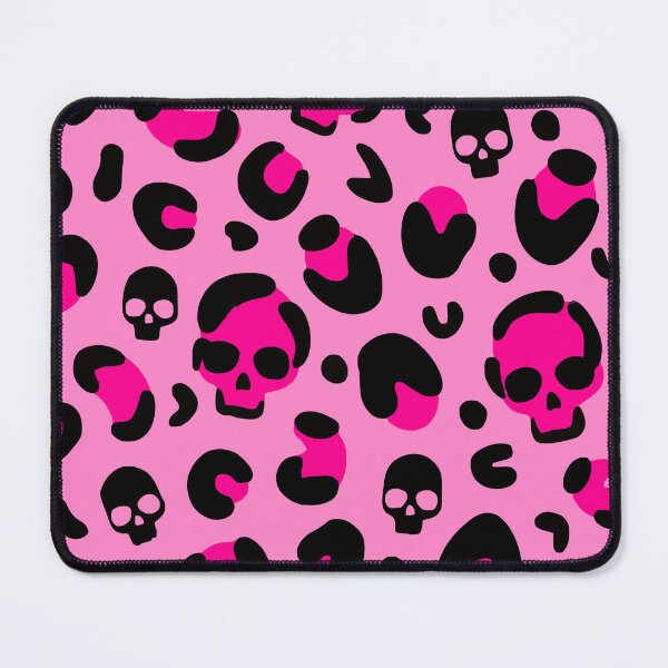 Item preview, creepy halloween leopard skull pink  designed and sold by Gossip Rag.