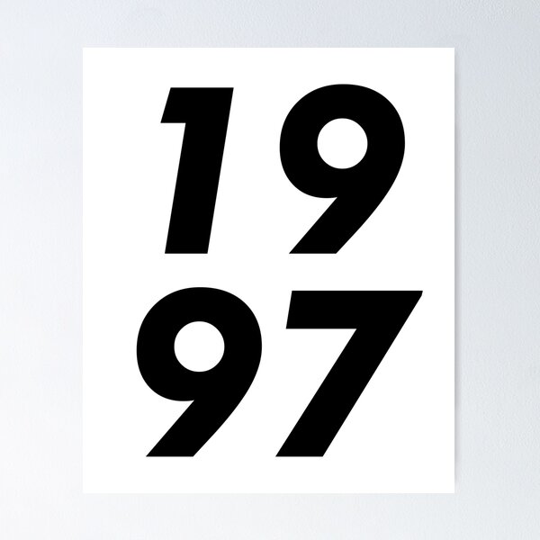 Item preview, 1997 Retro Birth Year | Bold 90s Nostalgia Statement designed and sold by toronjanino.