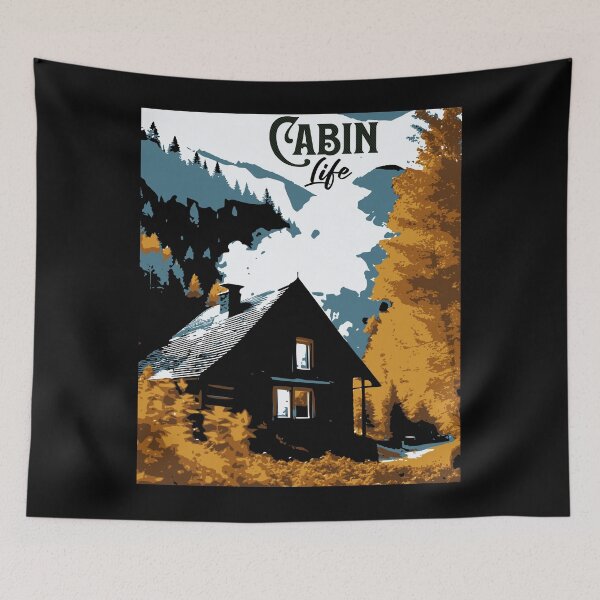 Item preview, Cabin Life designed and sold by ParaPrints.