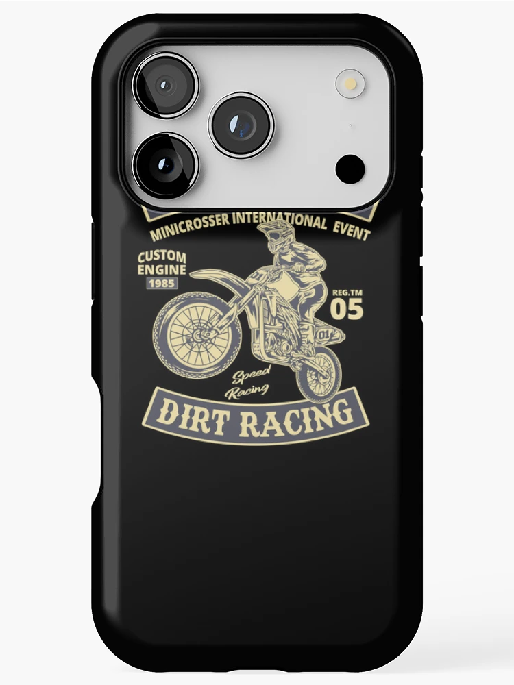 Thumbnail 1 of 4, iPhone Case, DIRT RACING designed and sold by EBREH.
