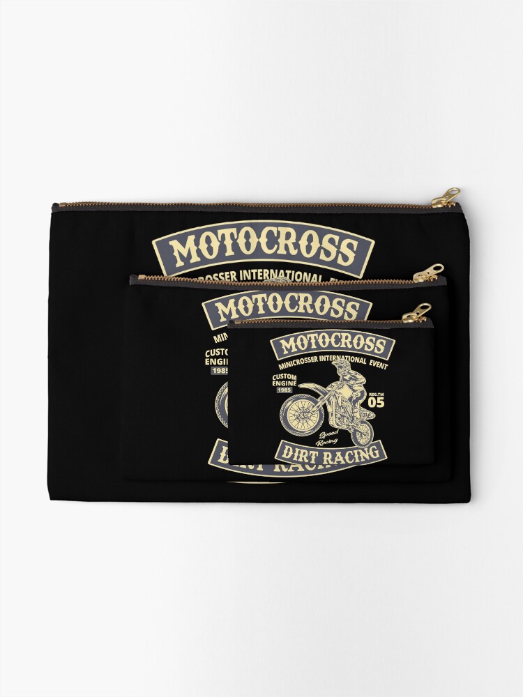 Thumbnail 2 of 4, Zipper Pouch, DIRT RACING designed and sold by EBREH.