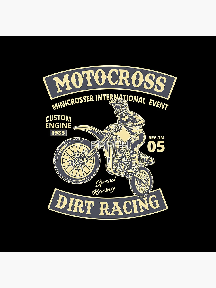 Thumbnail 4 of 4, Clock, DIRT RACING designed and sold by EBREH.