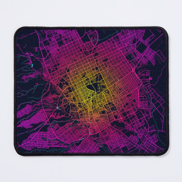 Item preview, Riyadh City Map of Saudi Arabia - Neon designed and sold by deMAP.