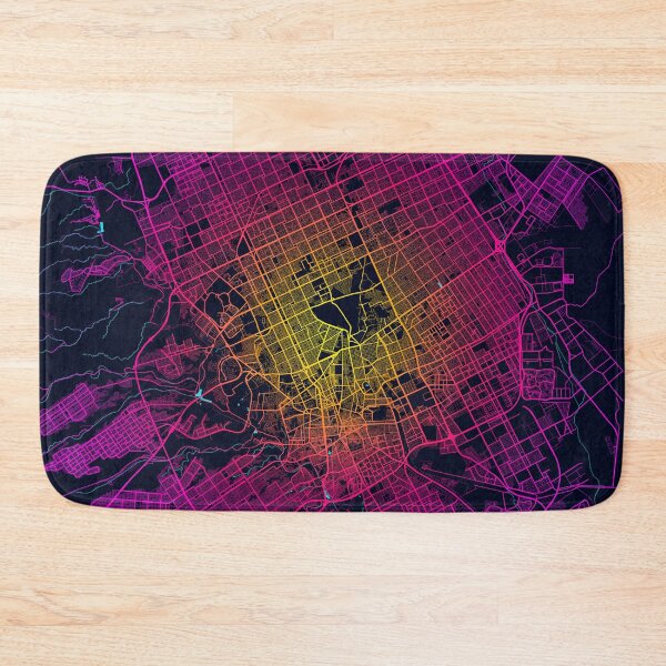 Item preview, Riyadh City Map of Saudi Arabia - Neon designed and sold by deMAP.