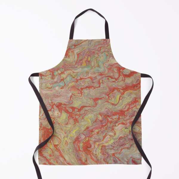 Item preview, Salmon Pink and Yellow Crashing Waves designed and sold by WildRoseCA.