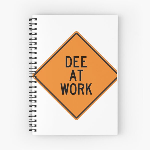 Item preview, Dee at Work Funny Warning Sign designed and sold by Wurmbone.
